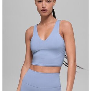 Alo Yoga Airbrush Real Bra Tank - Winter Frost Size Small, Like New